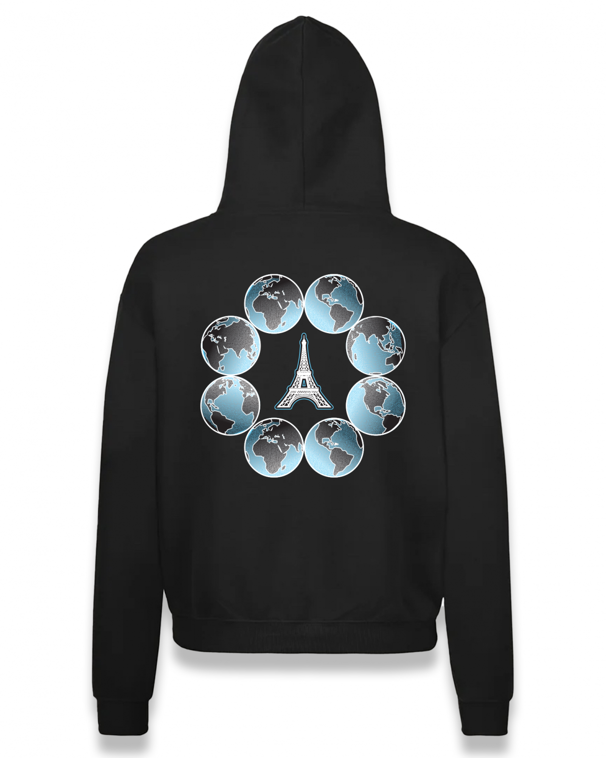 blk hoodie sleon blk back