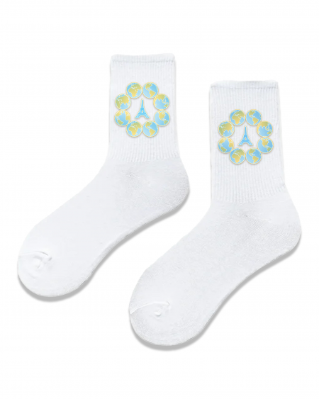 white crew socks